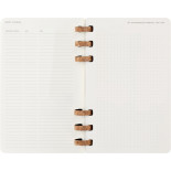 Kalendarz tygodniowy/miesięczny na spirali MOLESKINE 2026, 12M, L, miękka oprawa, 13x21cm, czarny