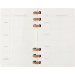 Kalendarz tygodniowy/miesięczny na spirali MOLESKINE 2026, 12M, L, miękka oprawa, 13x21cm, czarny