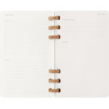 Kalendarz tygodniowy/miesięczny na spirali MOLESKINE 2026, 12M, L, miękka oprawa, 13x21cm, czarny