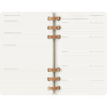 Kalendarz tygodniowy/miesięczny na spirali MOLESKINE 2026, 12M, L, miękka oprawa, 13x21cm, czarny