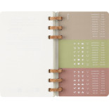 Kalendarz tygodniowy/miesięczny na spirali MOLESKINE 2026, 12M, L, miękka oprawa, 13x21cm, czarny