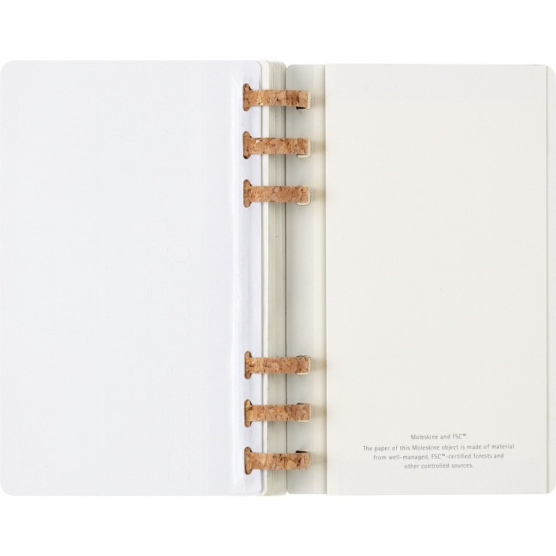 Kalendarz tygodniowy/miesięczny na spirali MOLESKINE 2026, 12M, L, miękka oprawa, 13x21cm, czarny