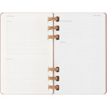 Kalendarz tygodniowy/miesięczny na spirali MOLESKINE 2026, 12M, L, twarda oprawa, 13x21cm, crush almond