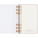 Kalendarz tygodniowy/miesięczny na spirali MOLESKINE 2026, 12M, L, twarda oprawa, 13x21cm, crush almond