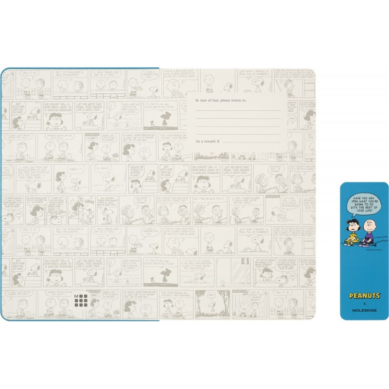 Kalendarz tygodniowy MOLESKINE 2025/26,18M, L, twarda oprawa, 13x21cm, edycja limitowana, Peanuts Charlie&Lucy