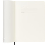 Kalendarz tygodniowy MOLESKINE 2025/26, 18M, XL, miękka oprawa, 19x25cm, czarny