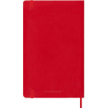 Kalendarz tygodniowy MOLESKINE 2026, 12M, L, miękka oprawa, 13x21cm, scarlet red