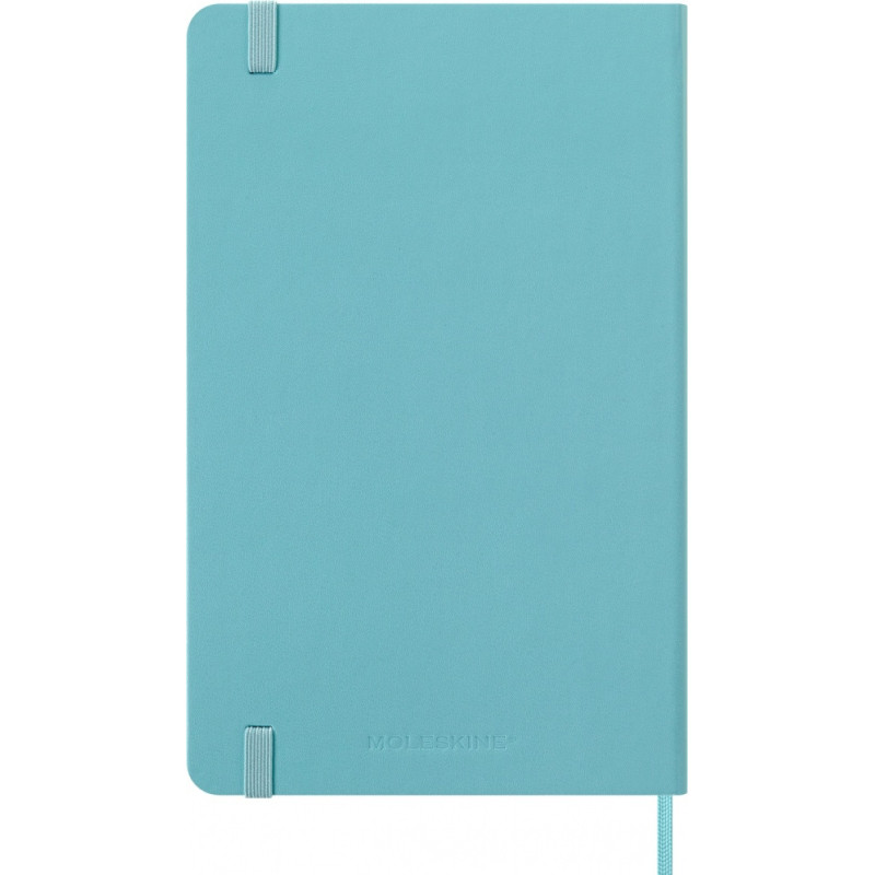 Kalendarz tygodniowy MOLESKINE 2026, 12M, L, twarda oprawa, 13x21cm, aquamarine
