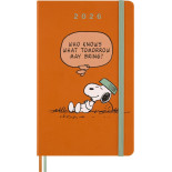 Kalendarz tygodniowy MOLESKINE 2026, 12M, L, twarda oprawa, 13x21cm, Peanuts Snoopy