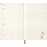 Kalendarz tygodniowy MOLESKINE 2026, 12M, L, twarda oprawa, 13x21cm, Peanuts Snoopy