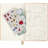 Kalendarz tygodniowy MOLESKINE 2026, 12M, L, twarda oprawa, 13x21cm, Peanuts Snoopy