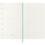 Kalendarz tygodniowy MOLESKINE 2026, 12M, L, synt. skóra węża, 13x21cm, edycja limitowana, w pudełku, sage green