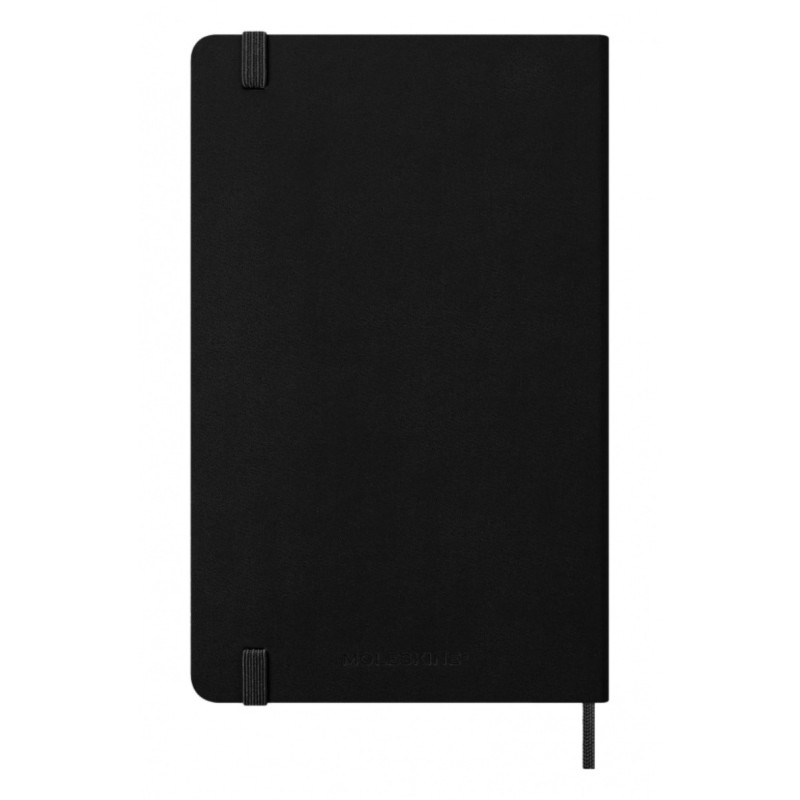 Kalendarz tygodniowy MOLESKINE 2026, 12M, L, twarda oprawa, 13x21cm, czarny