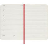 Kalendarz tygodniowy MOLESKINE 2026, 12M, P, miękka oprawa, 9x14cm, scarlet red