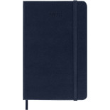 Kalendarz tygodniowy MOLESKINE 2026, 12M, P, twarda oprawa, 9x14cm, sapphire blue