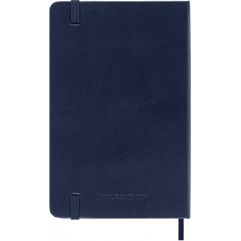 Kalendarz tygodniowy MOLESKINE 2026, 12M, P, twarda oprawa, 9x14cm, sapphire blue