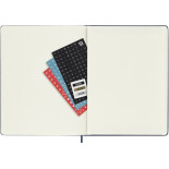 Kalendarz tygodniowy MOLESKINE 2026, 12M, XL, twarda oprawa, 19x25cm, sapphire blue