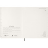 Kalendarz tygodniowy vertykalny MOLESKINE 2026, 15M, XXL, miękka oprawa, 23,5x28cm, czarny
