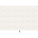 Kalendarz tygodniowy vertykalny MOLESKINE 2026, 15M, XXL, miękka oprawa, 23,5x28cm, czarny