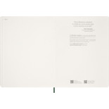 Kalendarz tygodniowy vertykalny MOLESKINE 2026, 15M, XXL, miękka oprawa, 23,5x28cm, myrtle green