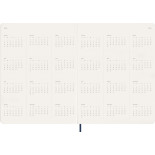 Kalendarz tygodniowy vertykalny MOLESKINE 2026, 15M, XXL, miękka oprawa, 23,5x28cm, sapphire blue