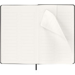 Kalendarz tygodniowy vertykalny MOLESKINE Pro 2026, 12M, L, twarda oprawa, 13x21cm, czarny