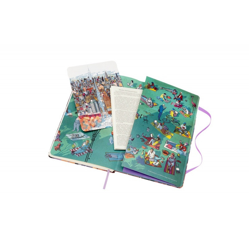 Notatnik MOLESKINE Nowy Jork, L, 13x21cm, w linie, edycja limitowana