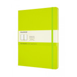 Notes MOLESKINE Classic, XL, 19x25cm, gładki, twarda oprawa, 192 strony, lemon green