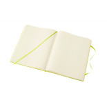 Notes MOLESKINE Classic, XL, 19x25cm, gładki, twarda oprawa, 192 strony, lemon green