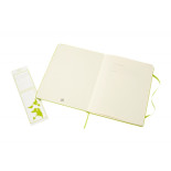 Notes MOLESKINE Classic, XL, 19x25cm, gładki, twarda oprawa, 192 strony, lemon green