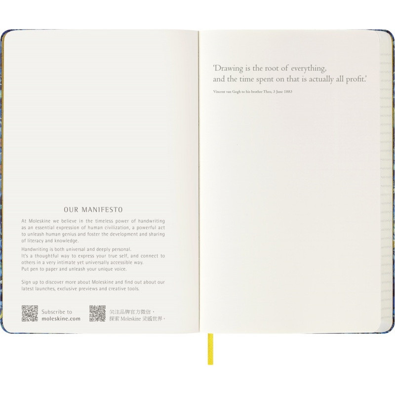 Notes MOLESKINE Van Gogh, L, 13x21cm, w linie, edycja limitowana