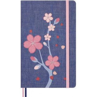 Notes MOLESKINE Sakura 2025, L, 13x21cm, gładki, edycja limitowana