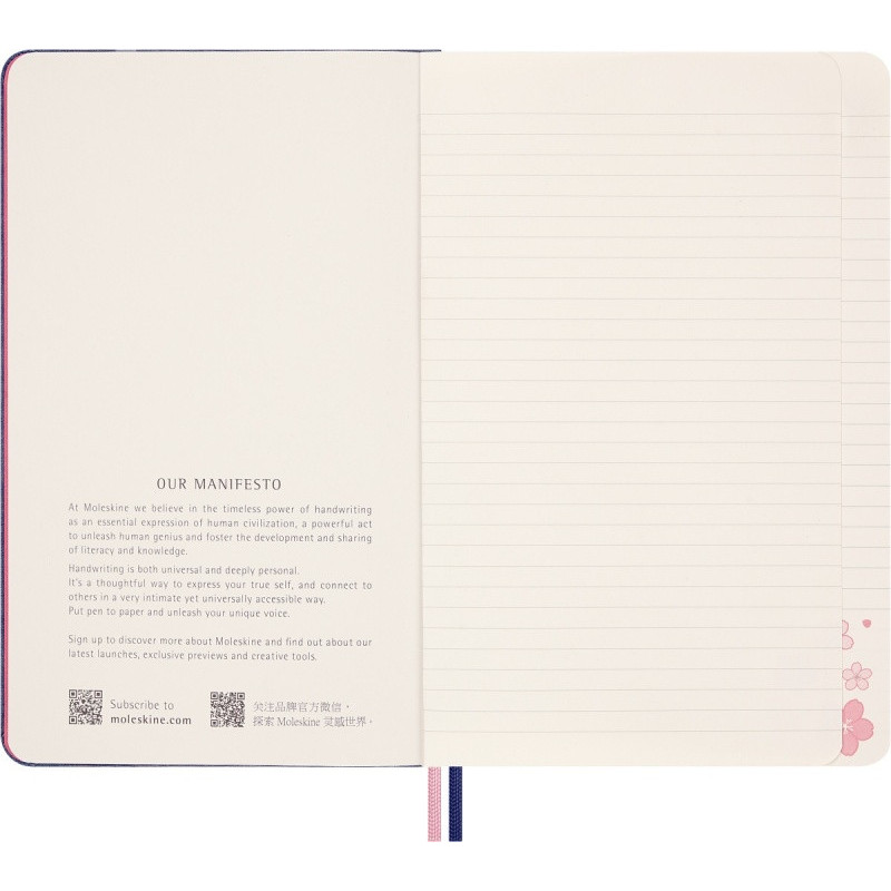 Notes MOLESKINE Sakura 2025, L, 13x21cm, w linie, edycja limitowana