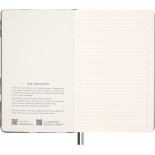 Notes MOLESKINE Snake Leaves 2025, L, 13x21cm, w linie