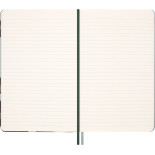 Notes MOLESKINE Snake Leaves 2025, L, 13x21cm, w linie