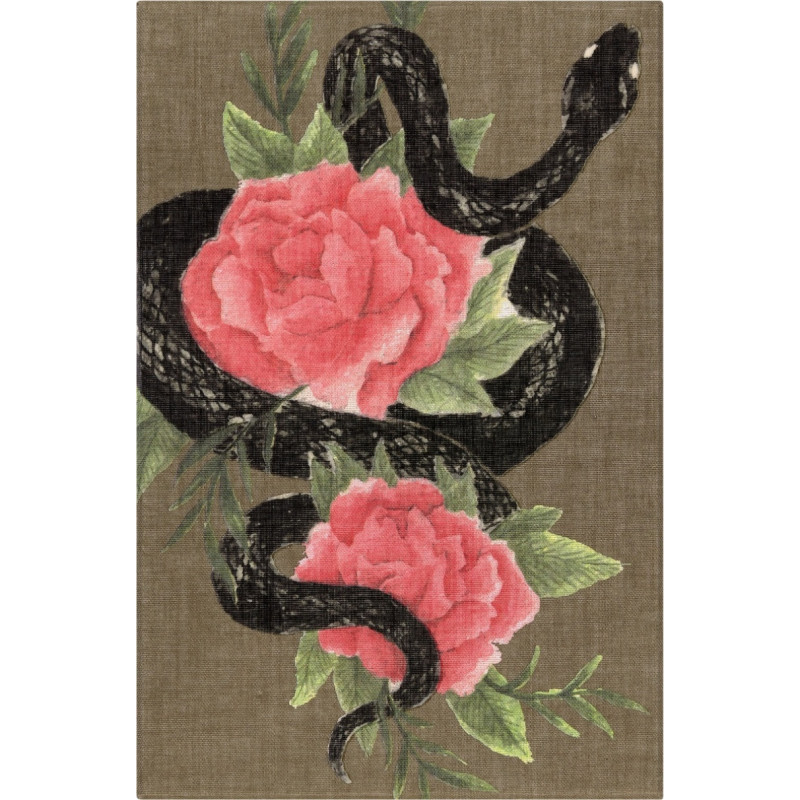 Notes MOLESKINE Snake Roses 2025, L, 13x21cm, w linie, w pudełku