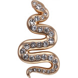 Przypinka MOLESKINE Crystal Snake 2025, złota
