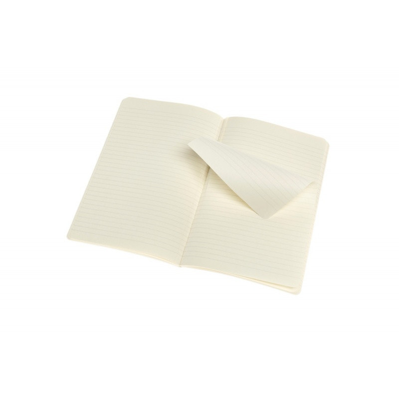 Zestaw 2 zeszytów MOLESKINE Volant, L, 13x21cm, w linie, 96 stron, coral orange/aquamarine