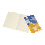 Zestaw 2 zeszytów MOLESKINE Volant, P, 9x14cm, gładki, 80 stron, blue/amber yellow
