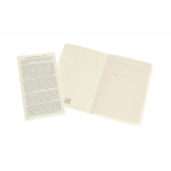 Zestaw 2 zeszytów MOLESKINE Volant, P, 9x14cm, gładki, 80 stron, coral orange/aquamarine