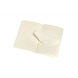 Zestaw 2 zeszytów MOLESKINE Volant, XS, 6,5x10,5cm, w linie, 56 stron, coral orange/aquamarine