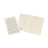 Zestaw 2 zeszytów MOLESKINE Volant, XS, 6,5x10,5cm, gładki, 56 stron, coral orange/aquamarine