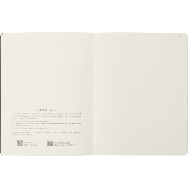 Zestaw 2 zeszytów MOLESKINE Smart Cahier, XL, 19x25cm, w linie, czarny