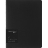 Zestaw 2 zeszytów MOLESKINE Smart Cahier, XL, 19x25cm, w linie, czarny