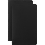 Zestaw 2 zeszytów MOLESKINE Smart Cahier, L, 13x21cm, w linie, czarny
