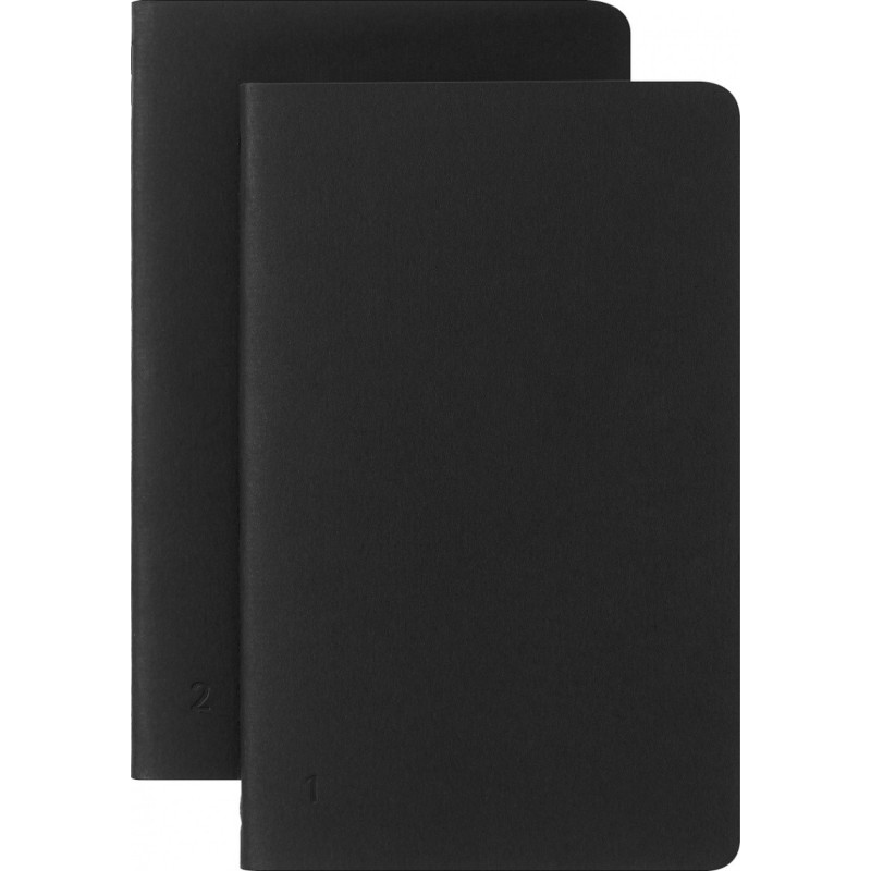 Zestaw 2 zeszytów MOLESKINE Smart Cahier, P, 9x14cm, w linie, czarny