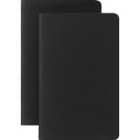 Zestaw 2 zeszytów MOLESKINE Smart Cahier, P, 9x14cm, w linie, czarny