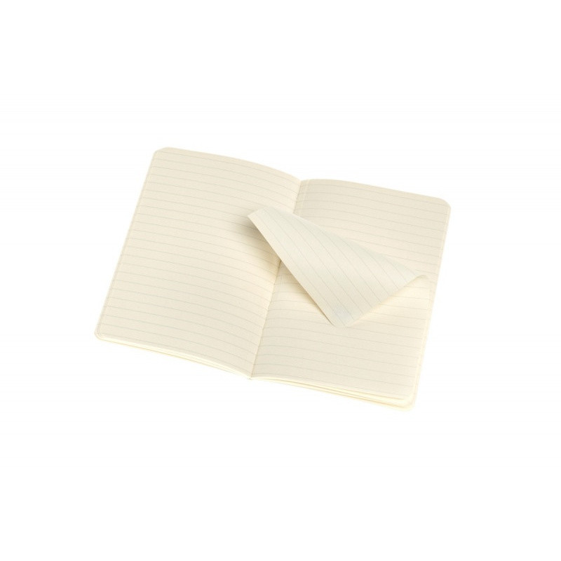 Zestaw 2 zeszytów MOLESKINE Volant, P, 9x14cm, w linie, 80 stron, coral orange/aquamarine