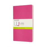 Zestaw 3 zeszytów MOLESKINE Cahier Journals, L, 13x21cm, gładki, 80 stron, kinetic pink