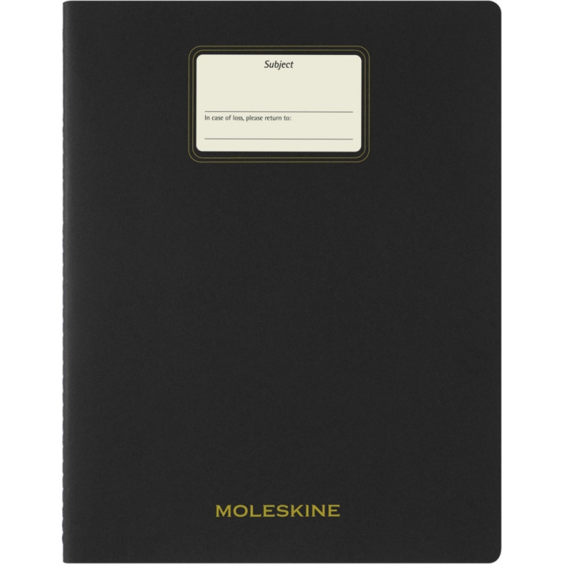 Zeszyt MOLESKINE Student Cahier, XXL, gładki, 21,6x27,9cm, czarny